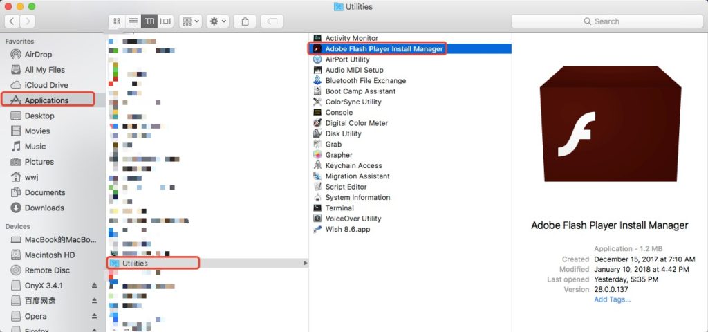 adobe flash player for mac os x version 10.7.5